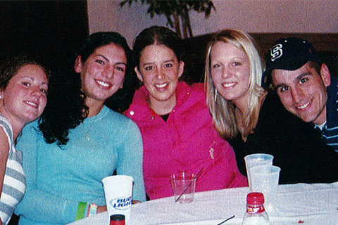 2005 students together at table