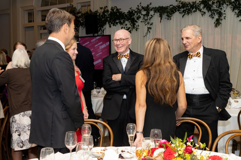 President Rooney and Kevin Railey at the Fisher Forward celebration