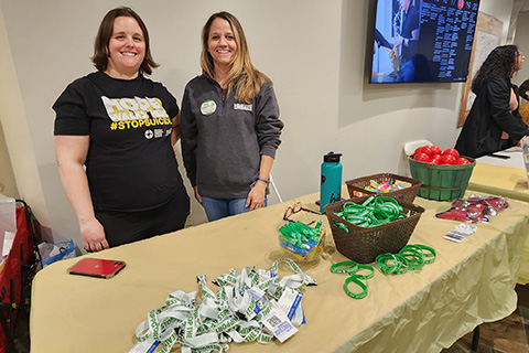 Students gather for Fresh Check Day, hosted by the Health and Wellness Center.