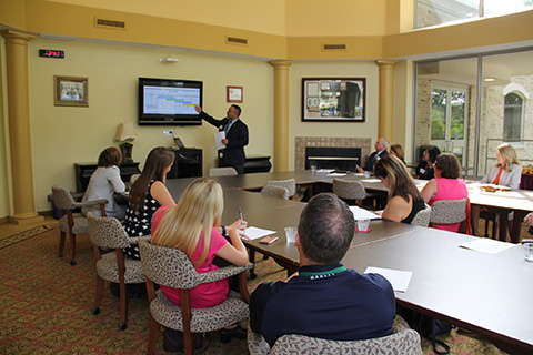 Special event with presentation at Hughes Rotunda.