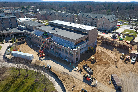 Sitework from above.