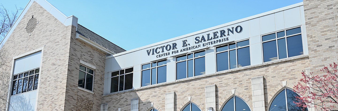 The Victor E. Salerno Center for American Enterprise at St. John Fisher University that houses the School of Business.