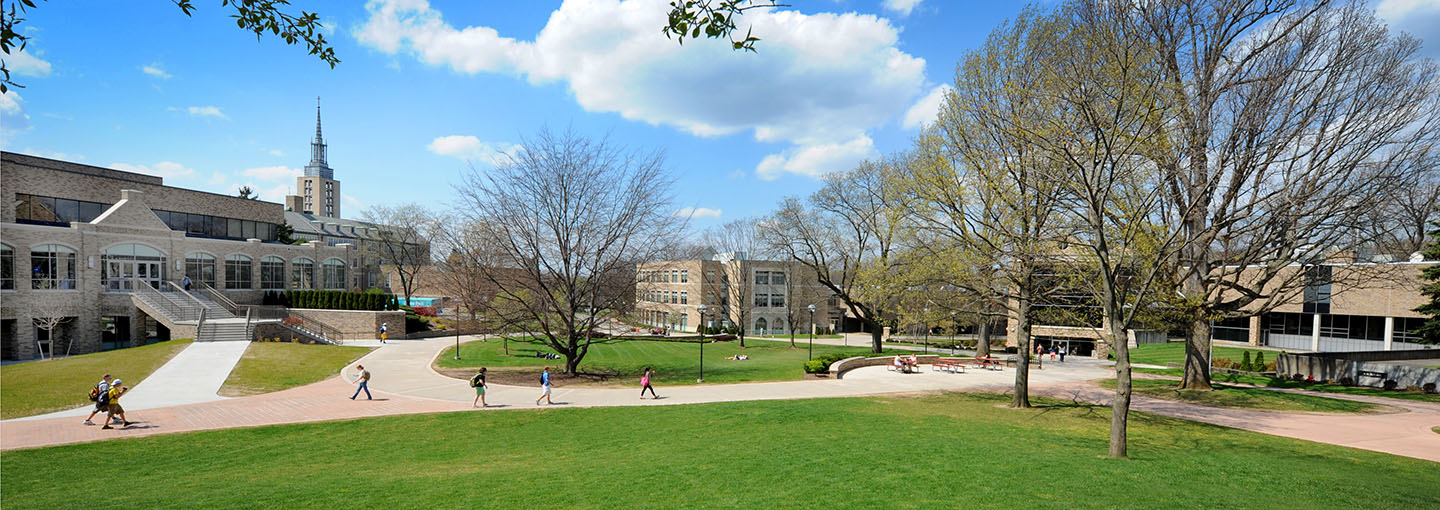 LeChase Commons in spring