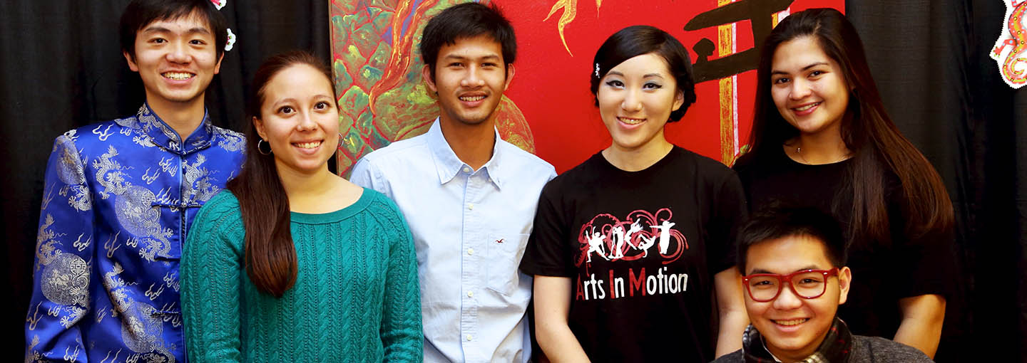 Group of students smiling at Day of Celebration