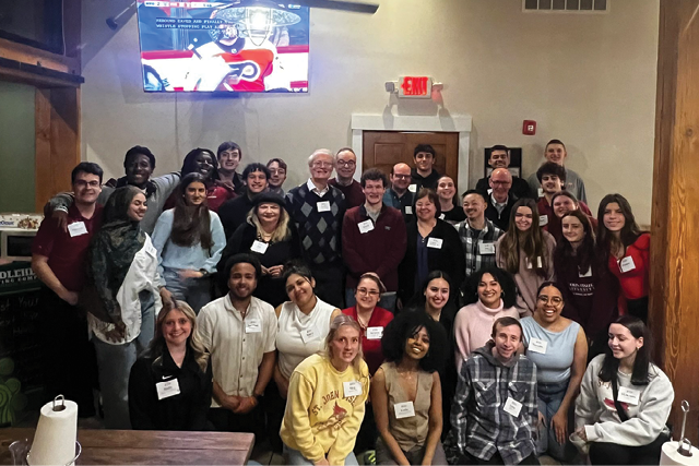 A group of Fisher alumni gathered in Philadelphia