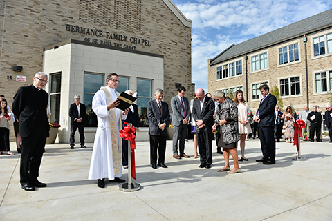Dedication ceremony for the Hermance Family Chapel of St. Basil the Great