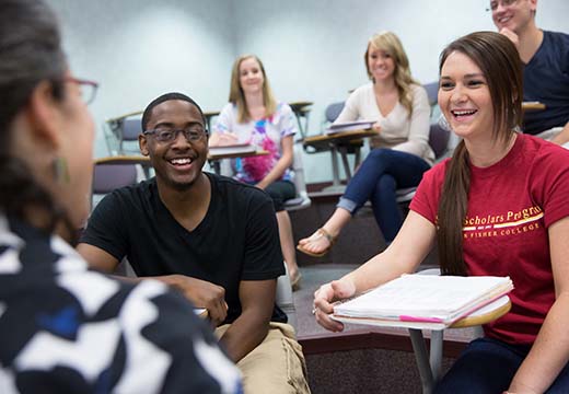 Students in classroom