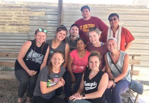 Fisher students traveled to Mexico during Spring Break on a service trip.