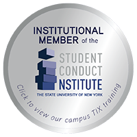 Institutional Member of the Student Conduct Institute. The State University of NY. 